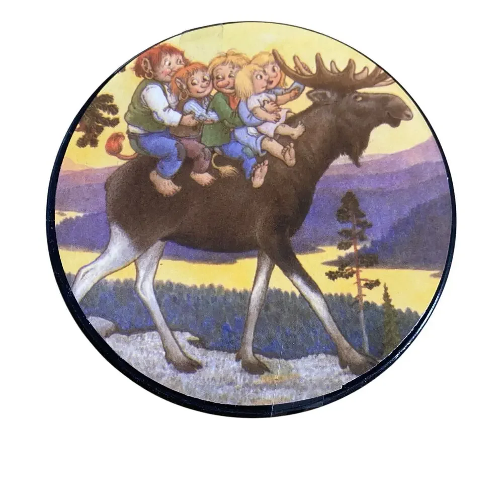 NWT Pack of 6 Scandinavian Souvenir Coasters by Way Nor A/S Trolls of Norway